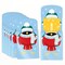 Big Dot of Happiness Winter Birds Gift Card Holders with Envelopes, Holiday Cash Money Holders Gift Card Sleeves, Christmas Nifty Gifty Pack, Set of 8
